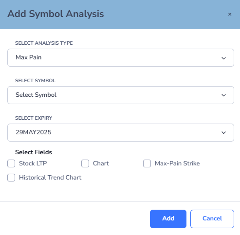 3. Choose Fields to Display