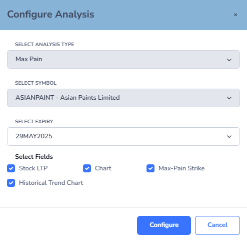 4. Configure Analysis